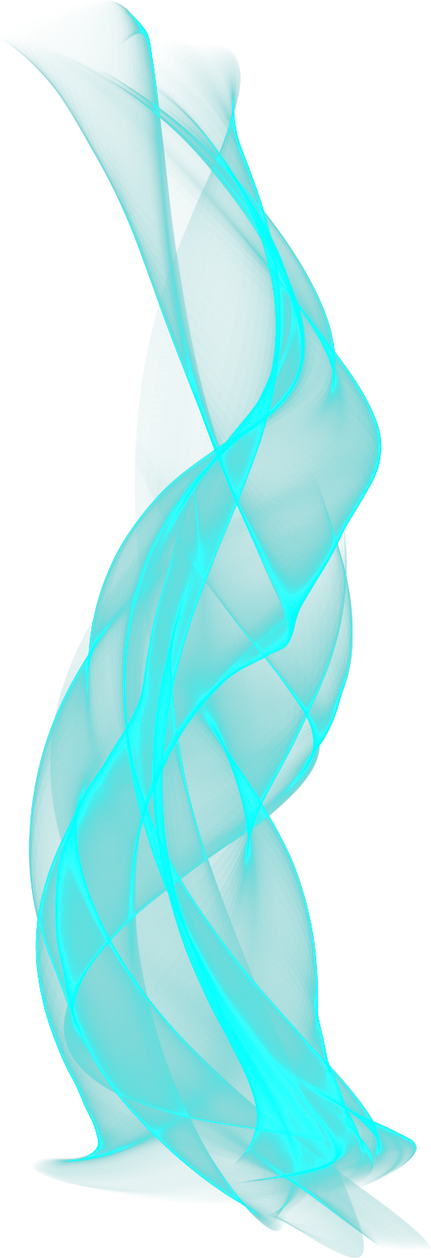 Cyan Flame Illustration